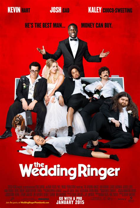 Wedding ringer - A socially awkward groom begins an unexpected `bromance' with the guy he hired to pose as his best man at his upcoming nuptials. Comedy 2015 1 hr 41 min. 29%. 15. 
